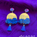 Load image into Gallery viewer, Dragon Statement Earrings or Brooch
