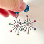 Load image into Gallery viewer, Fireworks! Dangle Earrings
