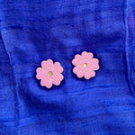Load image into Gallery viewer, Pink Blossom Studs
